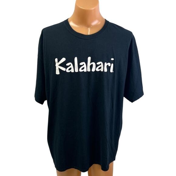 Kalahari Resorts Mens 3XL 100% Heavy Cotton Short Sleeve Crew Neck Tee Shirt - Picture 1 of 4
